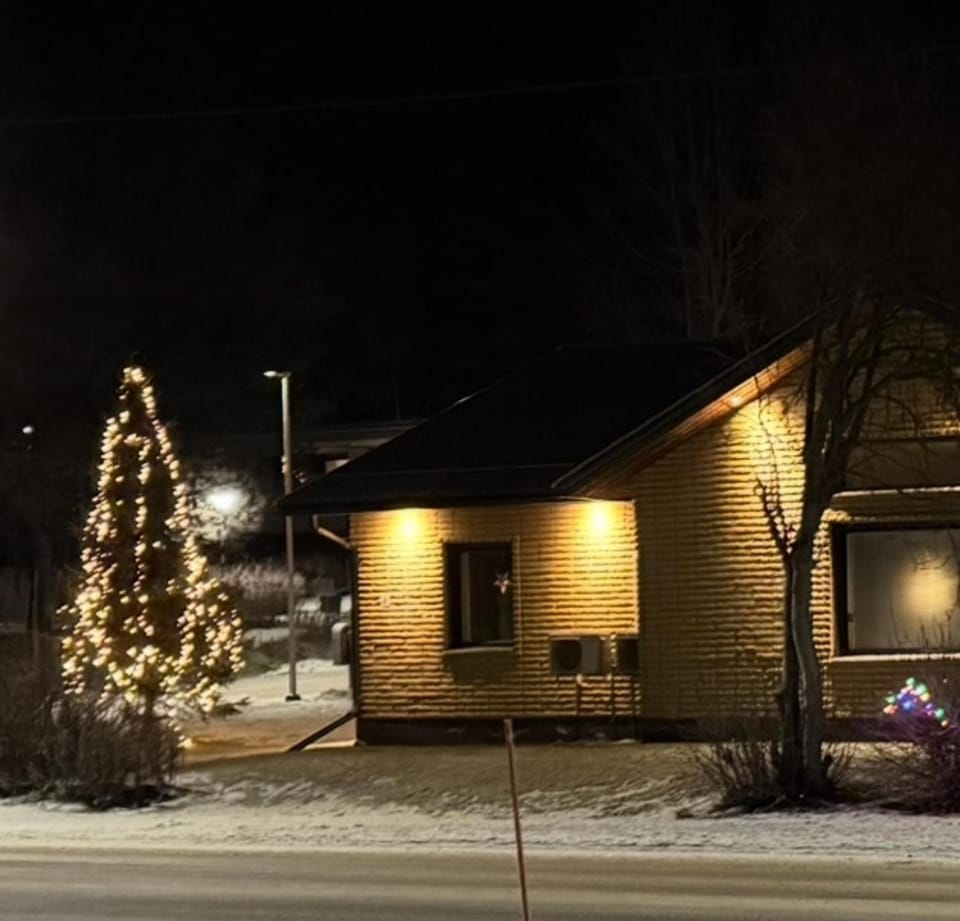 Property building, Night, Street view