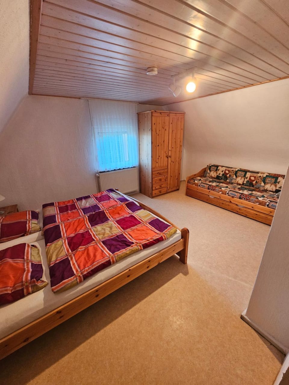Bed, Photo of the whole room, Bedroom, wardrobe