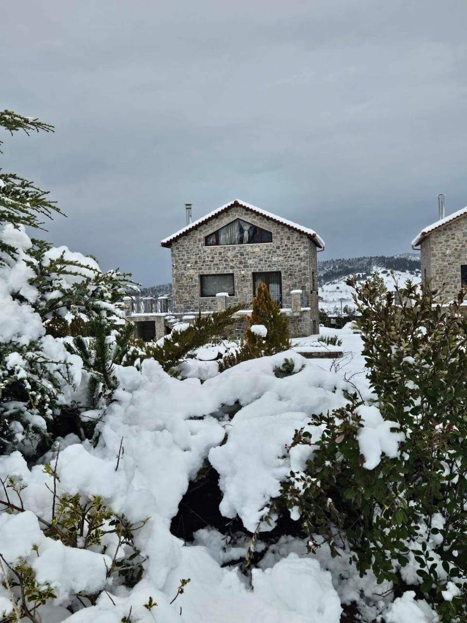 Property building, Day, Natural landscape, Winter