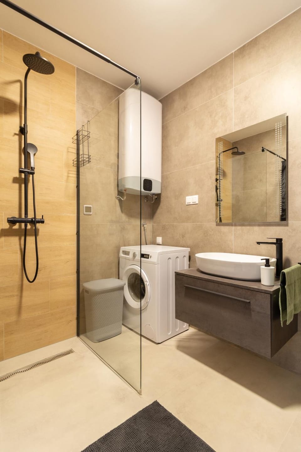Shower, Bathroom, towels