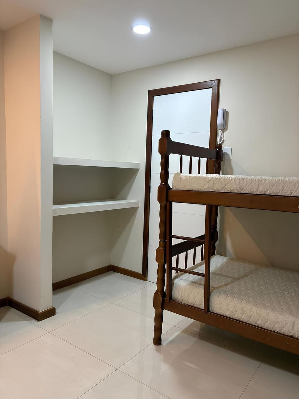 Photo of the whole room, bunk bed