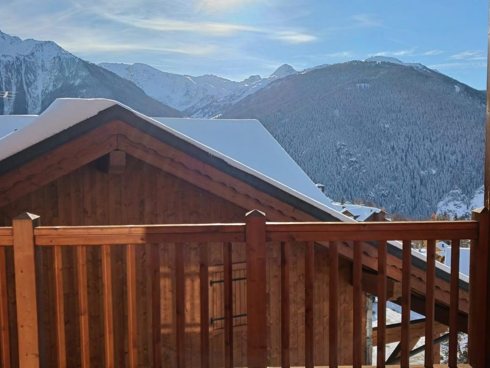 Appartement skis aux pieds pour 6 pers proche centre Vallandry, animaux admis - FR-1-411-918 Apartment in Landry
