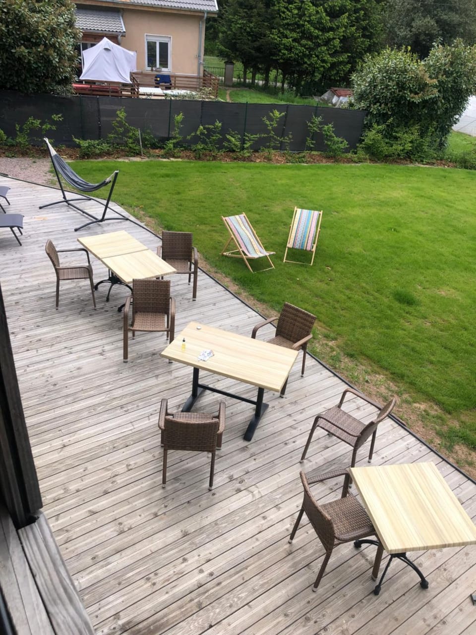 Patio, People, People, People, View (from property/room), Balcony/Terrace, Garden view, Family, Family, Family