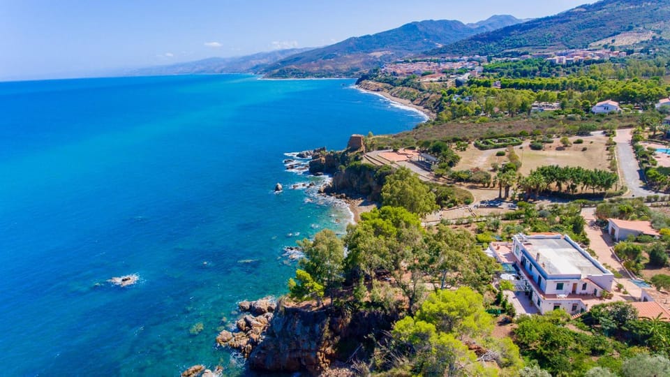 Natural landscape, Bird's eye view, Sea view