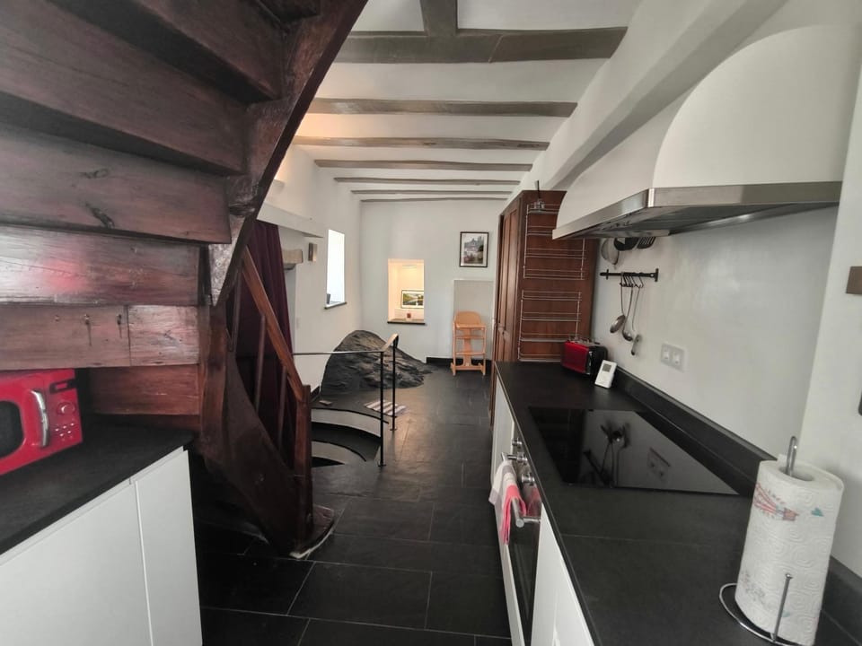 Kitchen or kitchenette, minibar