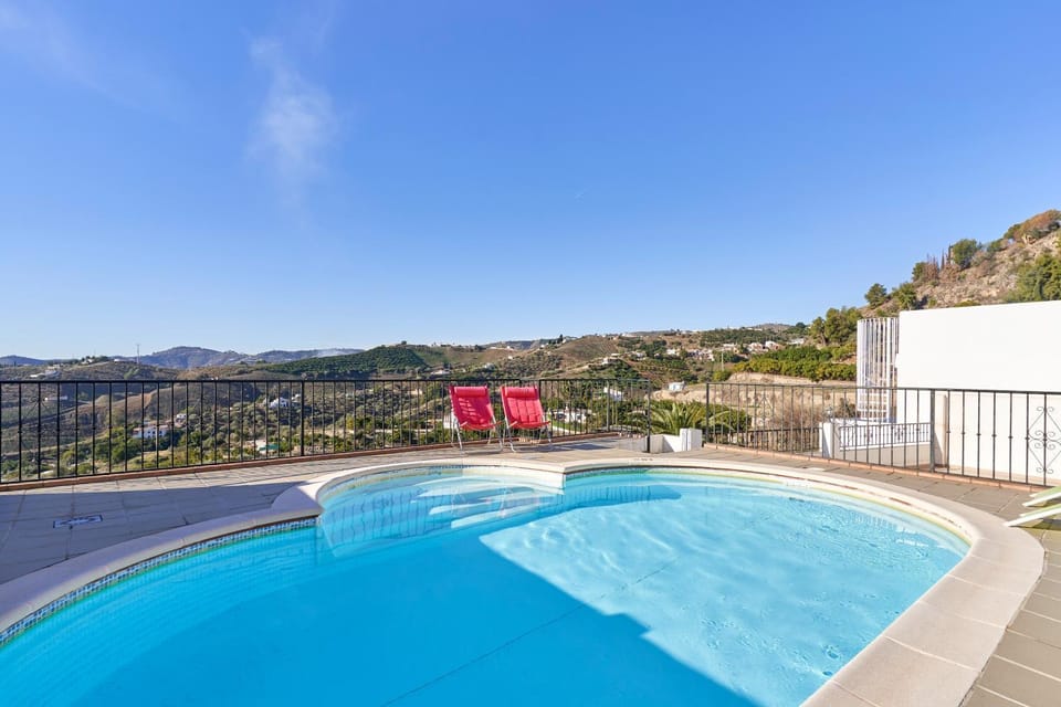 Property building, Living room, Swimming pool