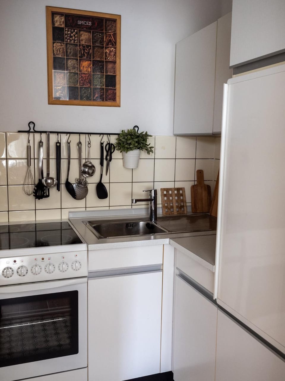 Kitchen or kitchenette, Living room