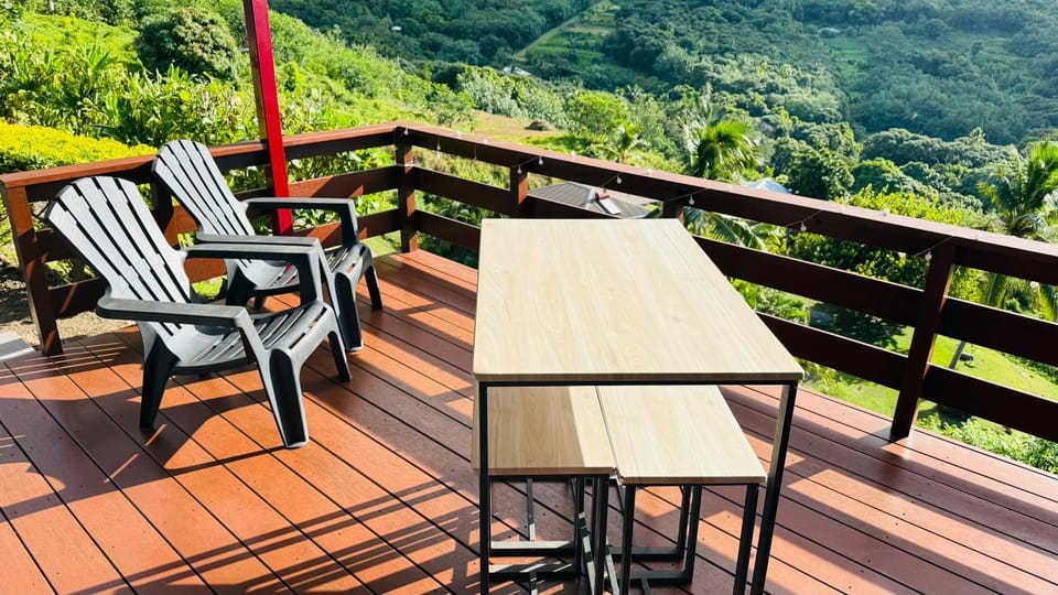 Patio, View (from property/room), Dining area, Mountain view