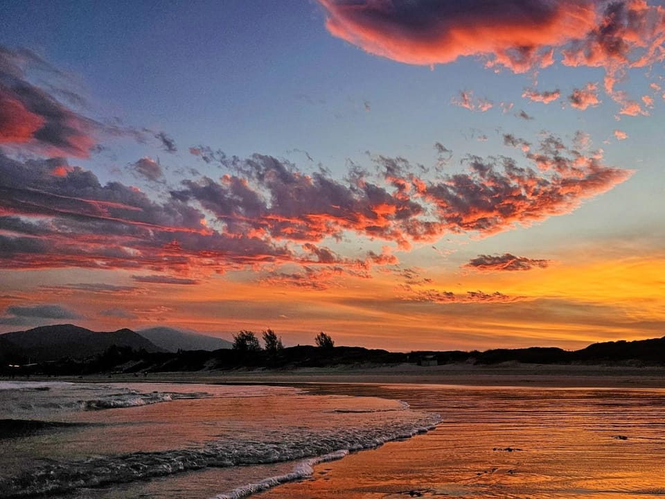 Nearby landmark, Day, Natural landscape, Beach, Mountain view, Sea view, Sunrise