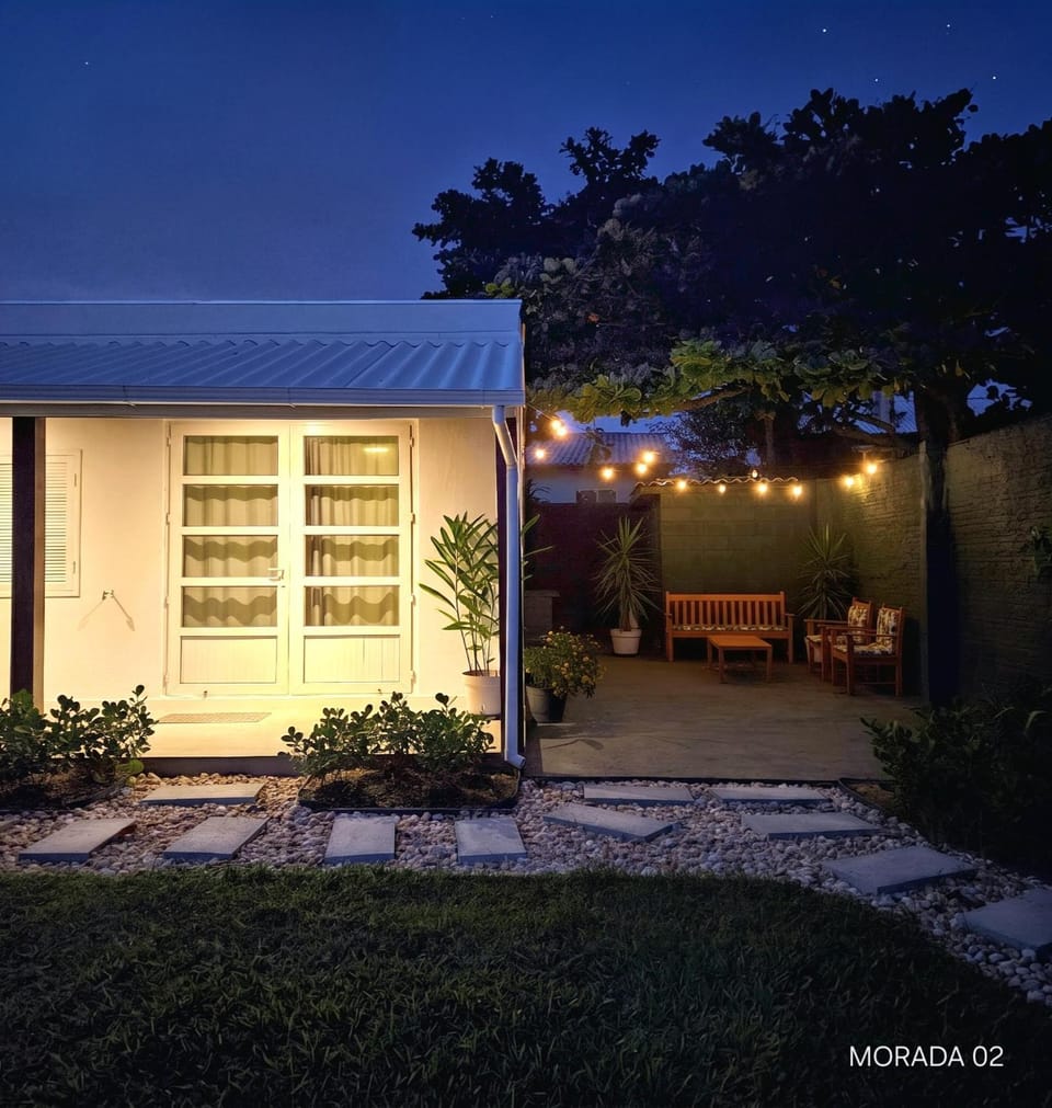 Property building, Patio, Night, Garden, Garden, Beach, Garden view, Garden view