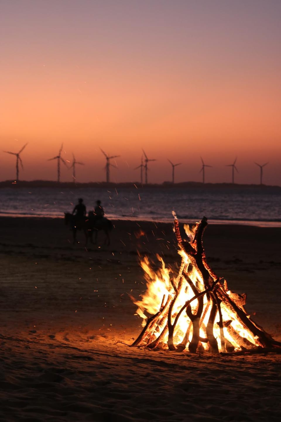 Natural landscape, Beach, Sea view, Sunset