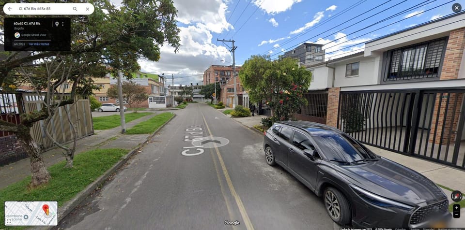 Quiet street view