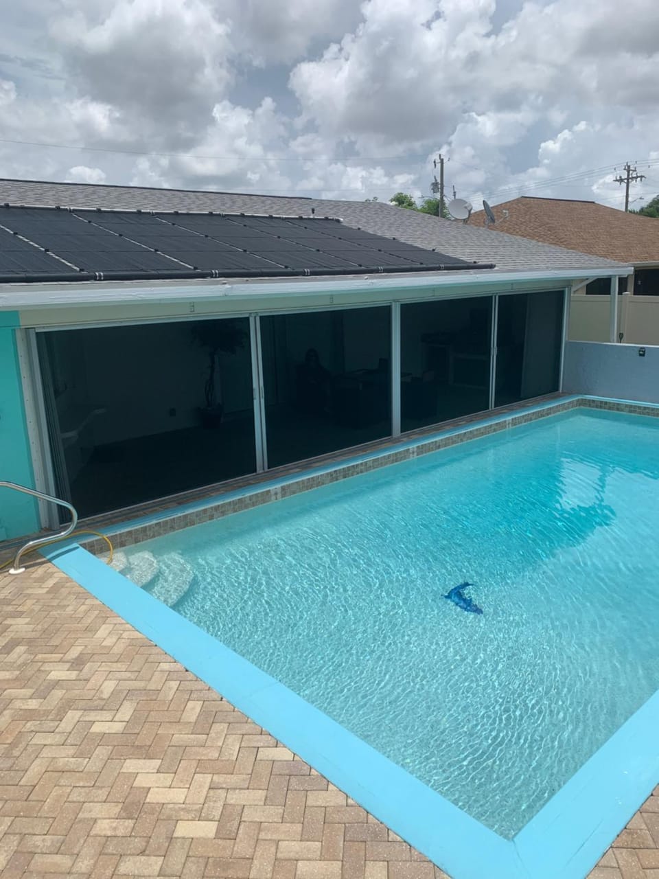Property building, Pool view, Swimming pool