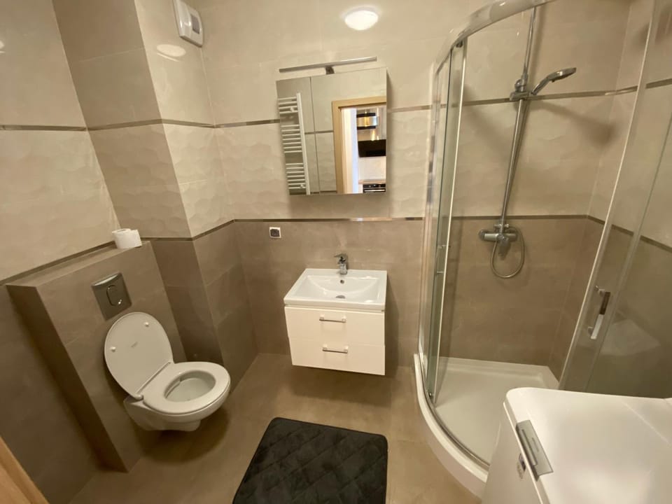 Shower, Toilet, towels