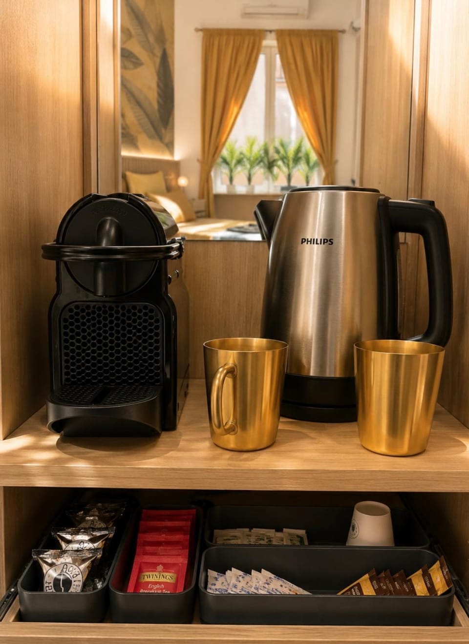 Coffee/tea facilities, toaster