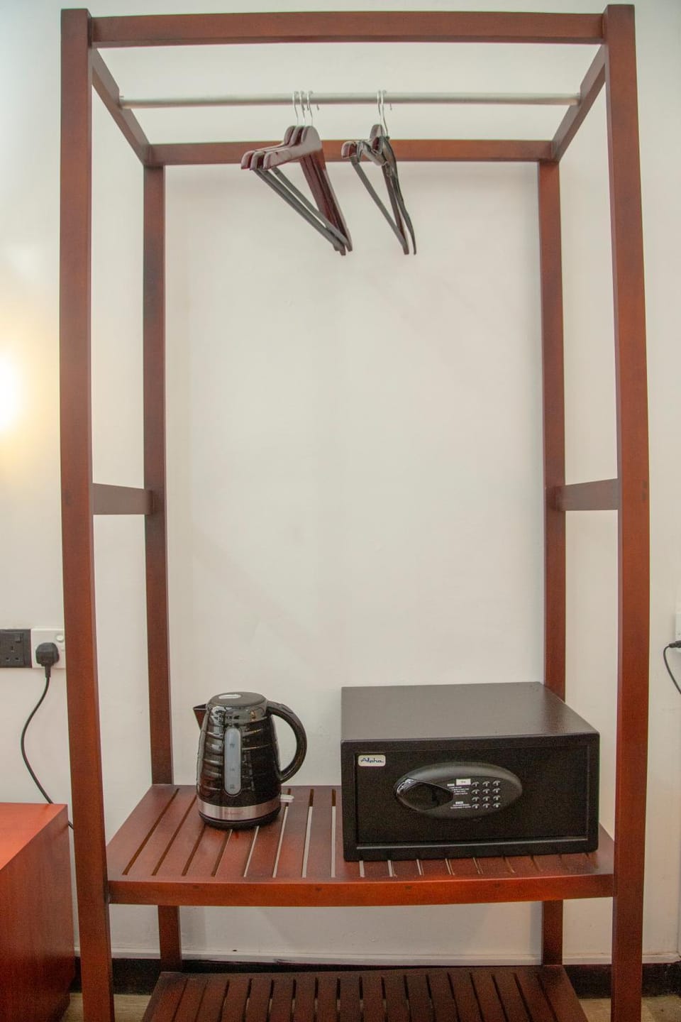 Kitchen or kitchenette, safe