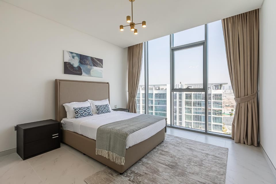 Spacious I Burj Khalifa View I District One Apartment in Dubai