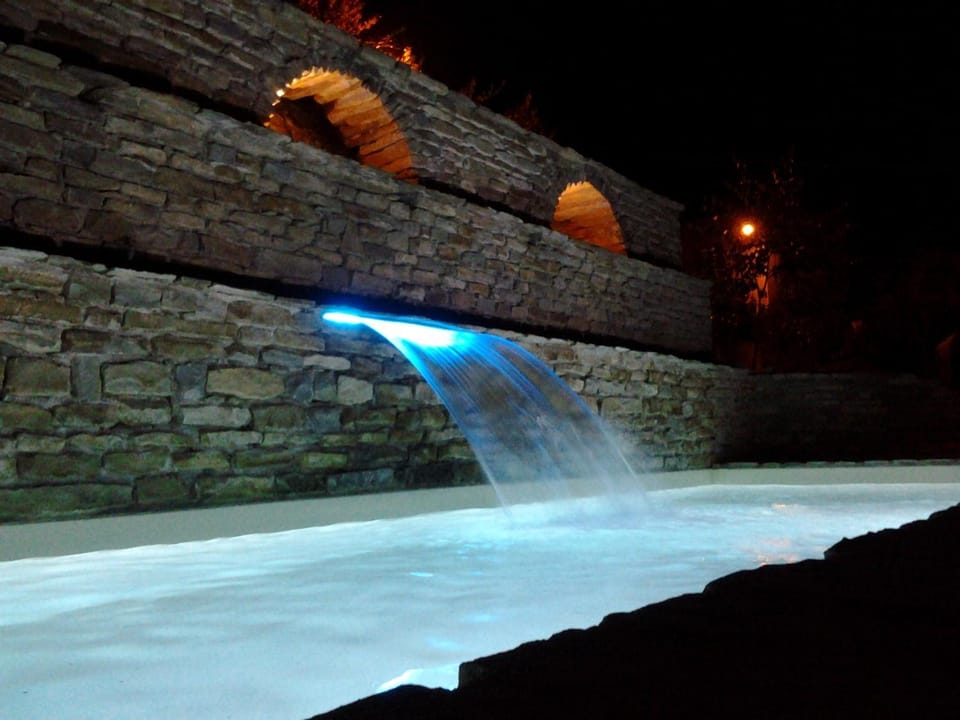 Night, Swimming pool