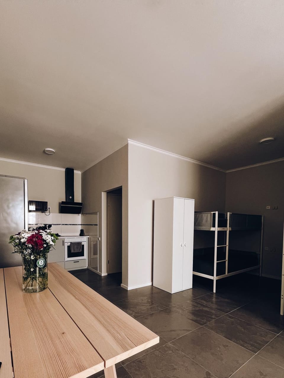 Kitchen or kitchenette, Dining area, oven, stove