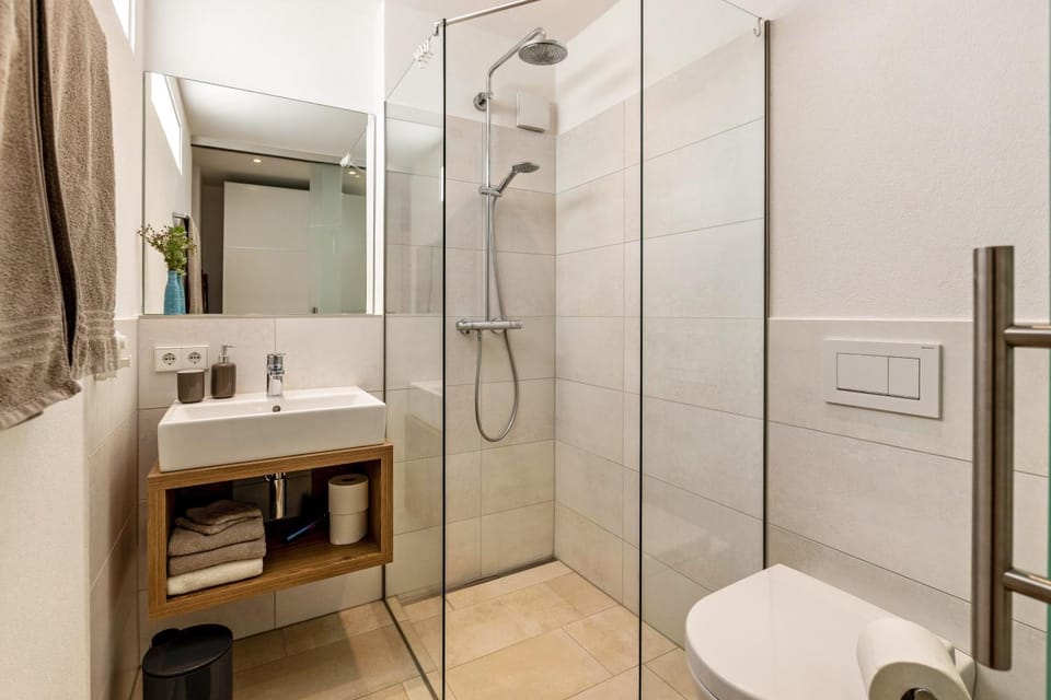 Bathroom, Living room