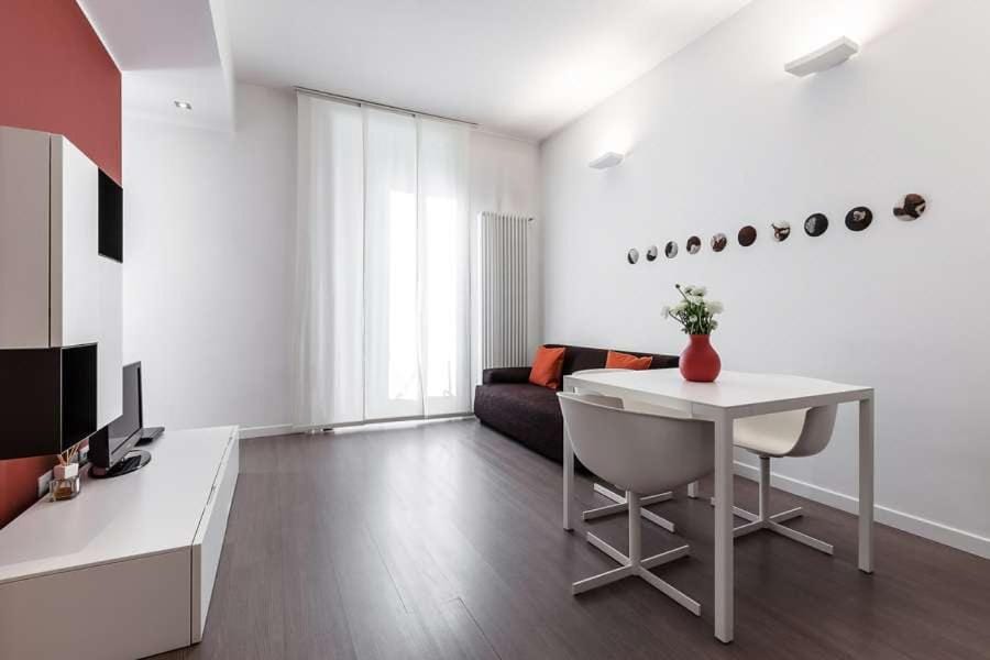 Living room, Seating area, Dining area
