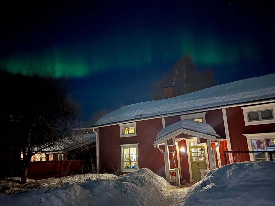 Property building, Facade/entrance, Night, Winter