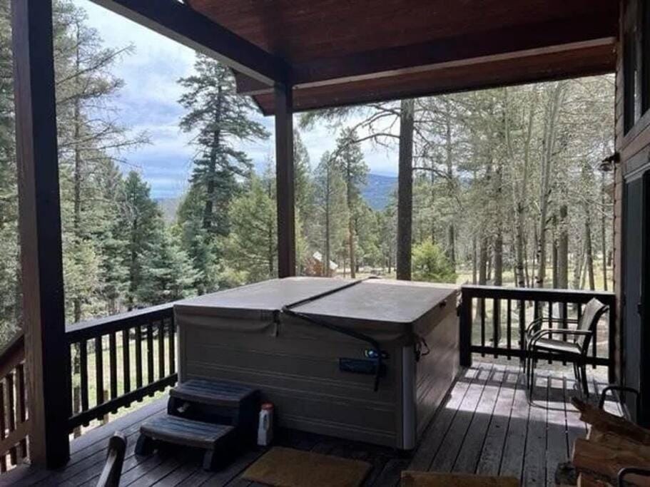 Natural landscape, Hot Tub, Balcony/Terrace, Mountain view