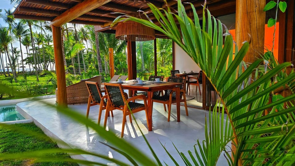 Patio, Natural landscape, Pool view