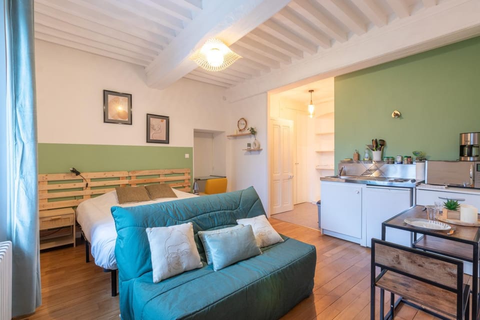 Cabana & La Place de l'Abbaye - Centre-Ville, Jardin Apartment in Bourgogne-Franche-Comté