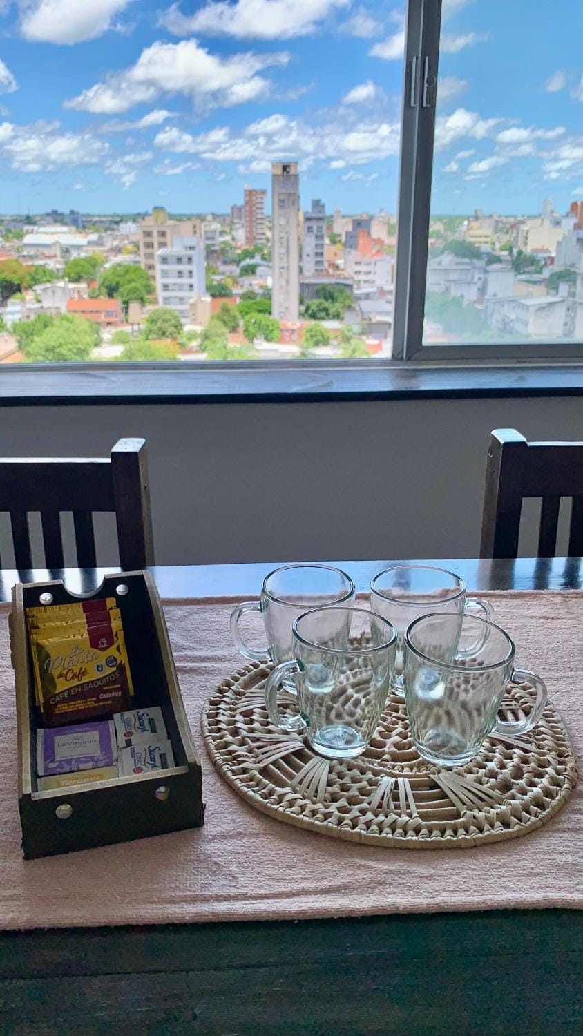 Dining area, City view