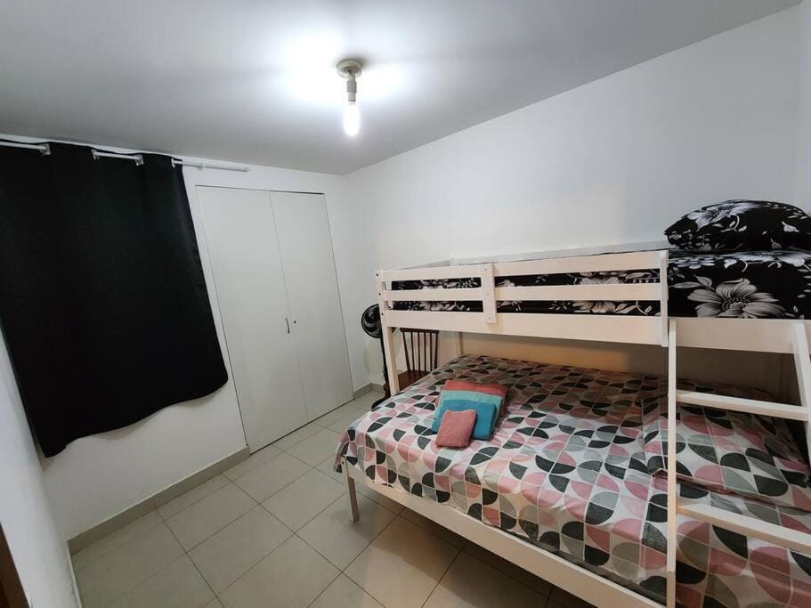 Bed, Photo of the whole room, Bedroom, bunk bed