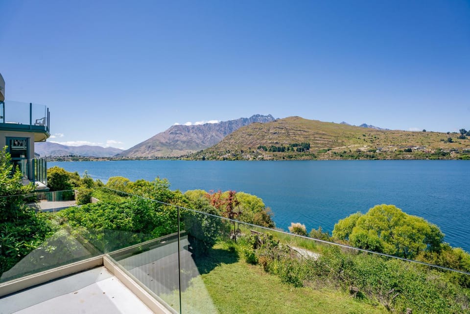 Property building, Natural landscape, Lake view, Mountain view