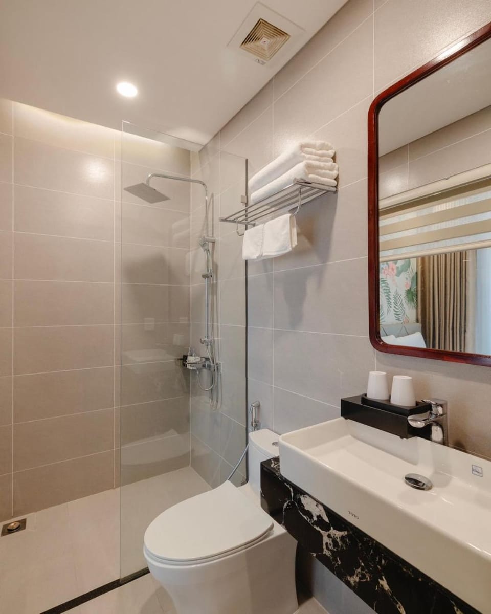 Toilet, Bathroom, towels