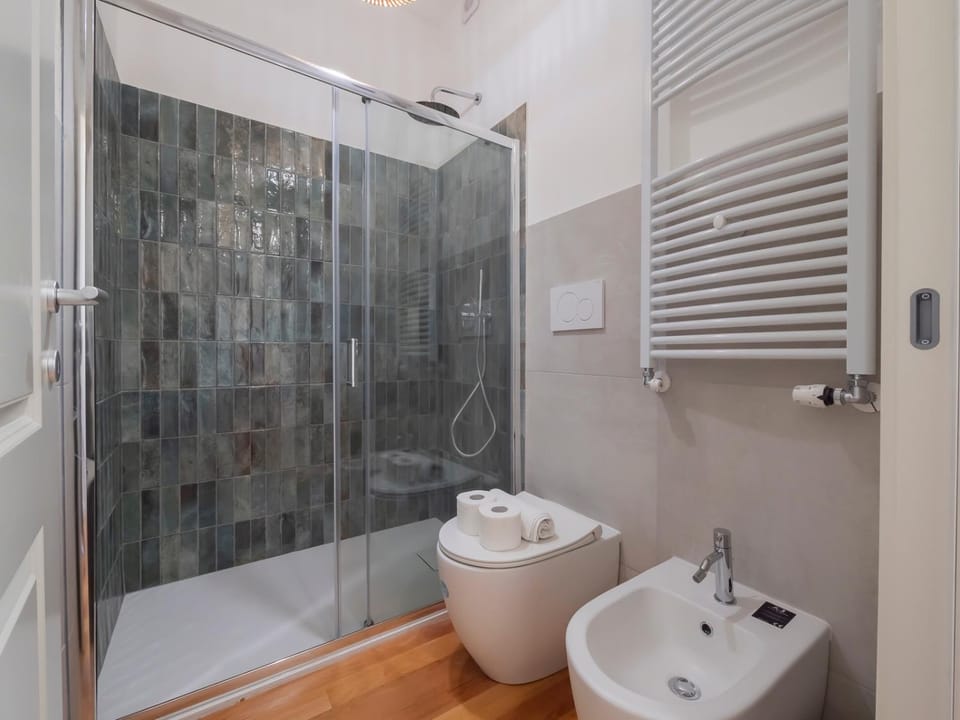 Shower, Toilet, Bathroom, towels