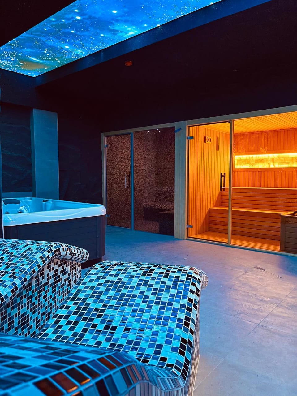 Hot Tub, Hot Tub, Sauna, Sauna, Photo of the whole room