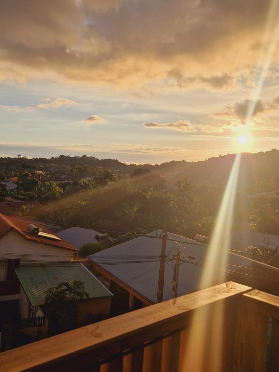 Natural landscape, View (from property/room), Balcony/Terrace, Sunset