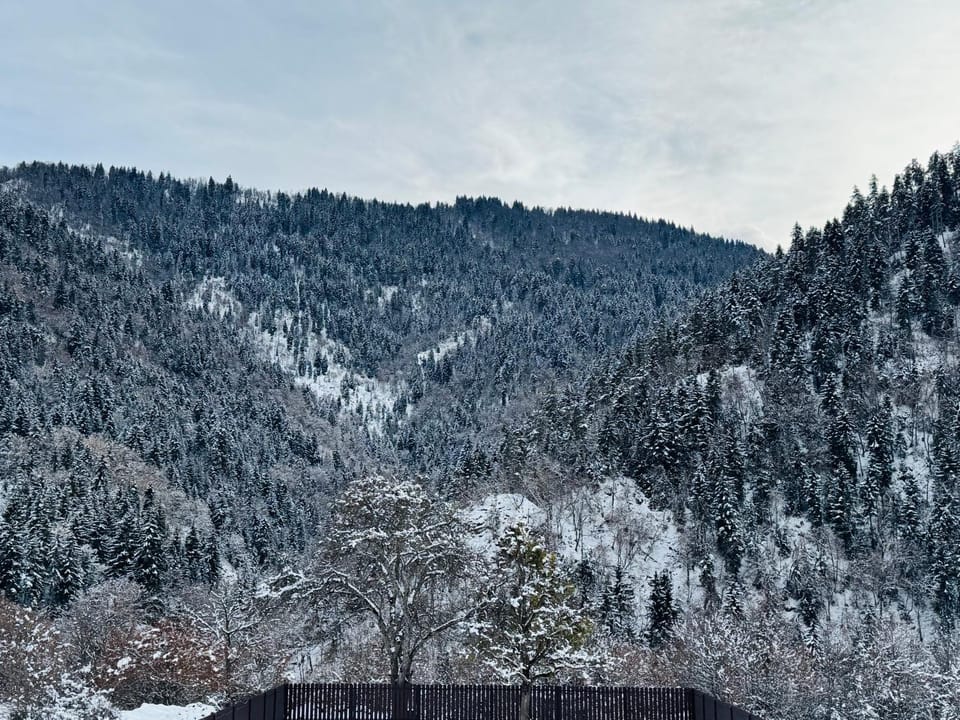 Day, Natural landscape, Winter, Mountain view