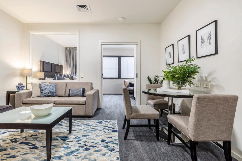 Living room, Seating area, Dining area