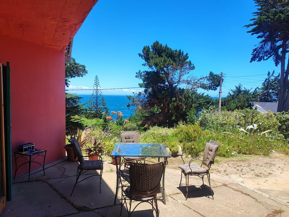 Patio, Natural landscape, Balcony/Terrace, Sea view
