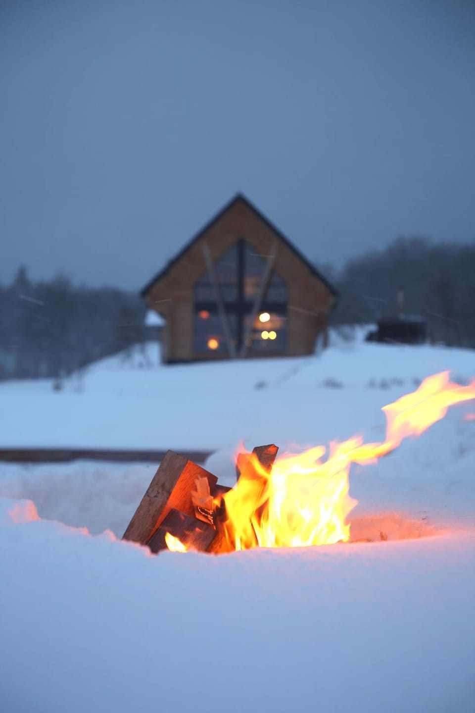 Property building, Winter