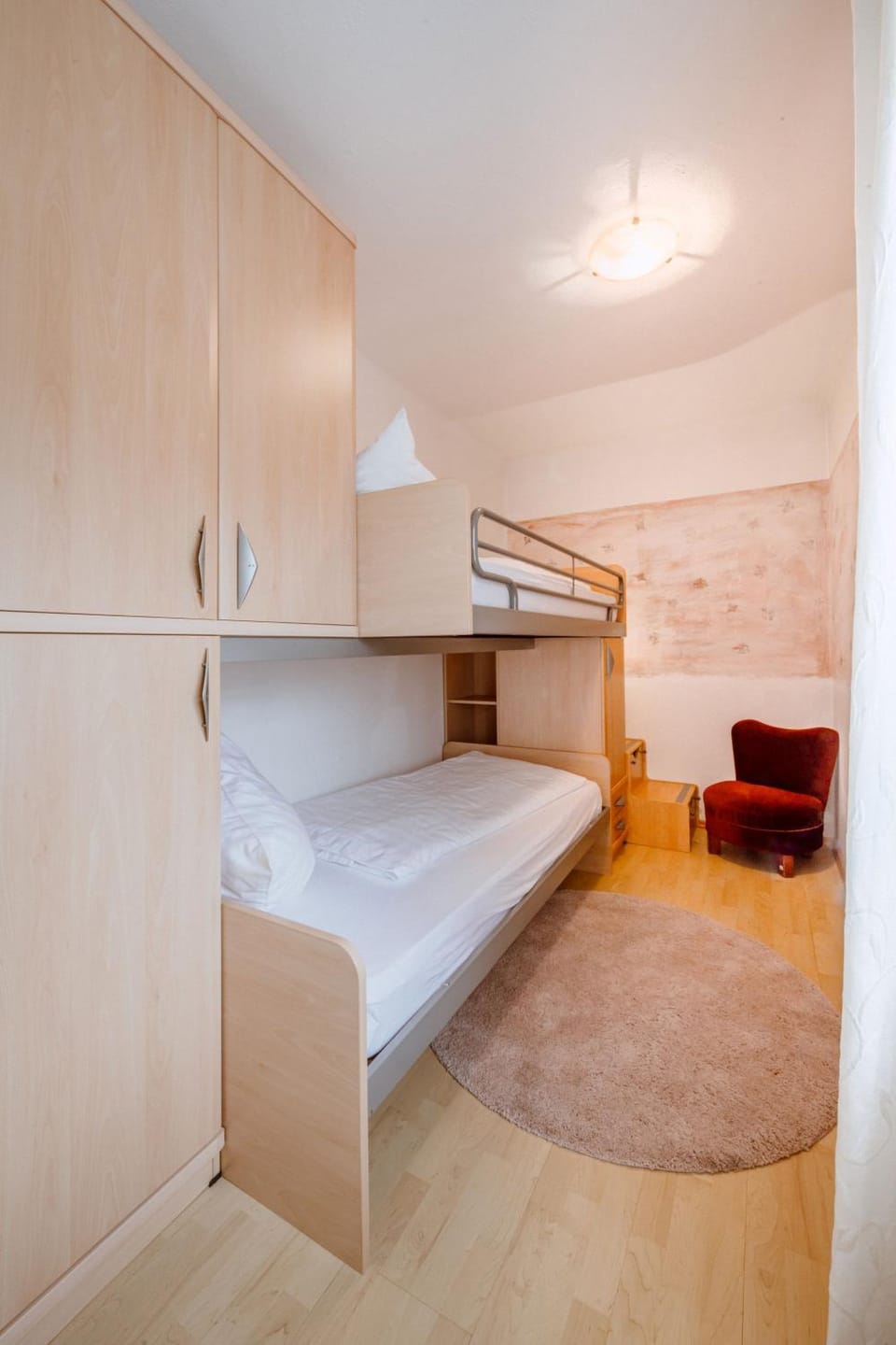 Bed, Photo of the whole room, Seating area, Bedroom, bunk bed, wardrobe