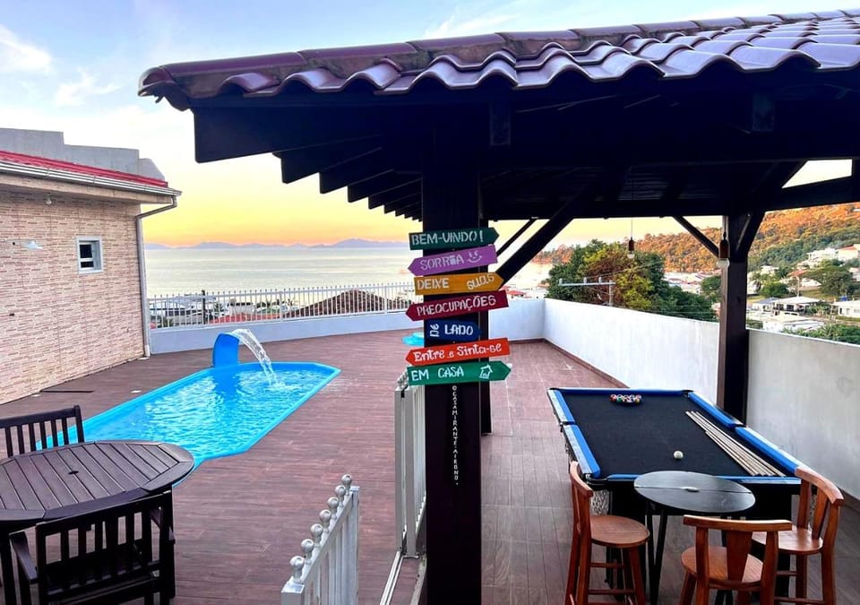 Patio, Natural landscape, Billiard, Dining area, Pool view, Swimming pool, sunbed