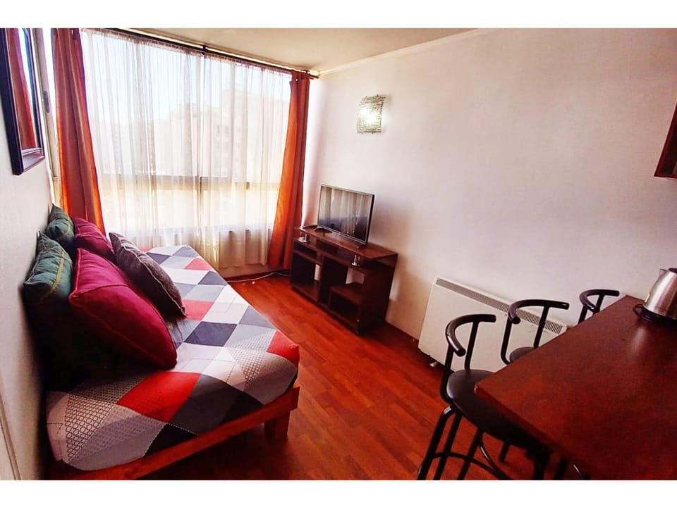 Bed, Living room, Photo of the whole room, Seating area