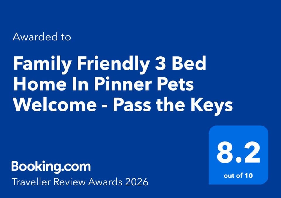Family Friendly 3 Bed Home In Pinner Pets Welcome - Pass the Keys House in Pinner