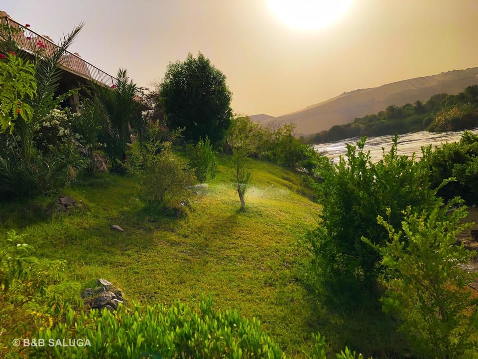 Day, Natural landscape, Mountain view, River view, Sunset