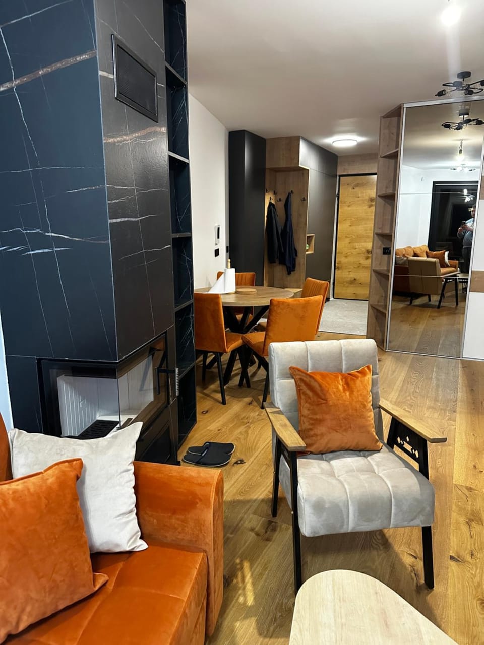 Living room, Seating area, flat iron