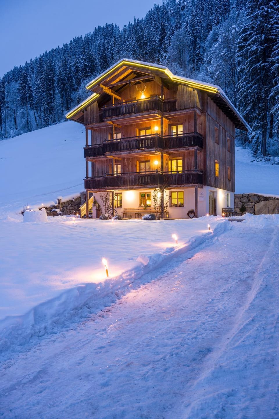 Property building, Winter