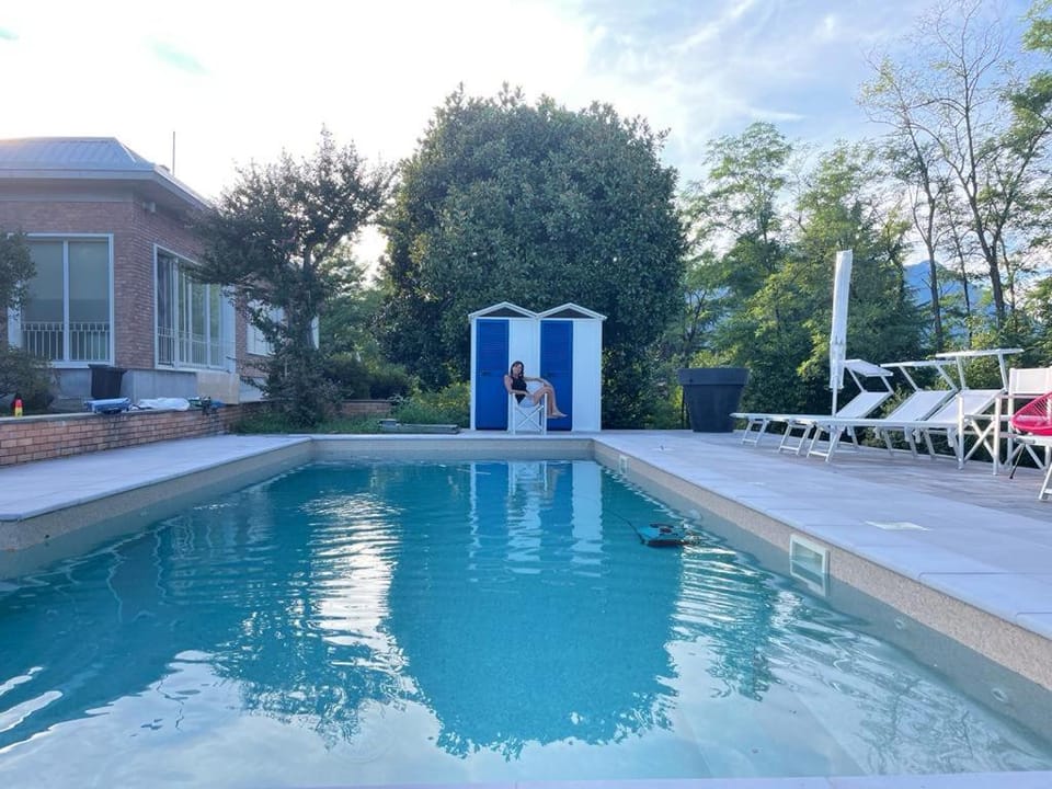 Pool view, Swimming pool, Swimming pool, sunbed