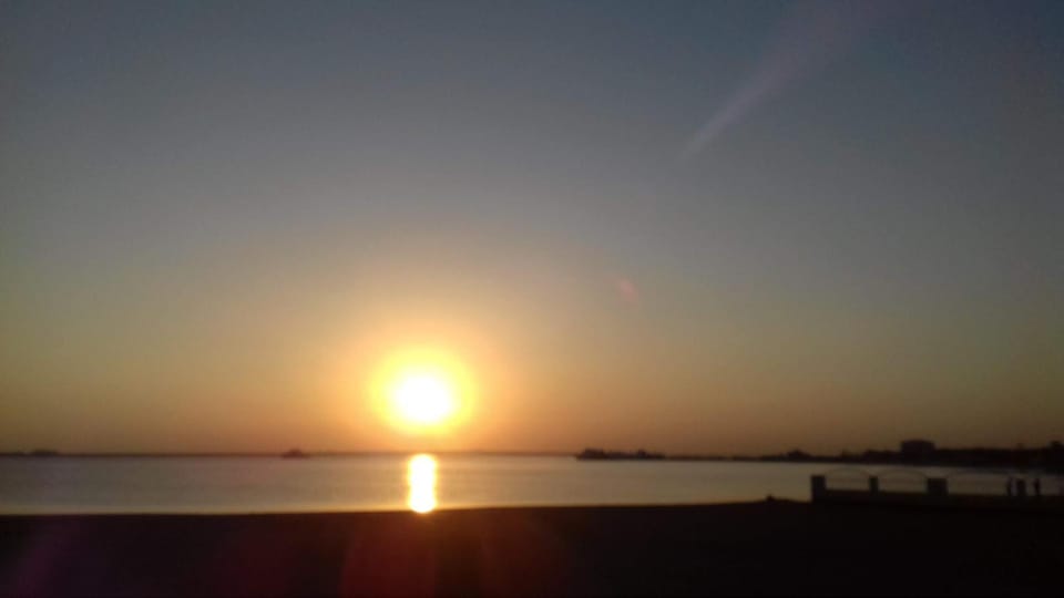 Day, Natural landscape, Beach, Sea view, Sunrise, Sunset