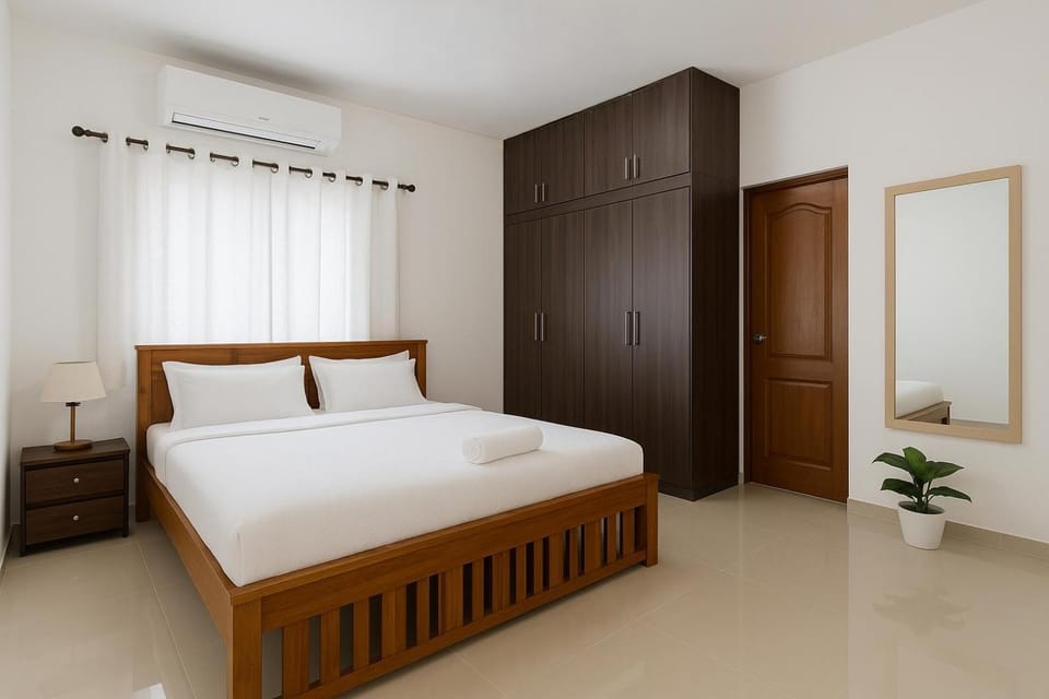 Bed, Bedroom, wardrobe